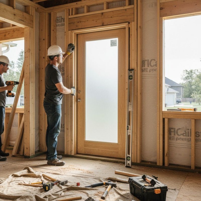 Barn Door Installation detail