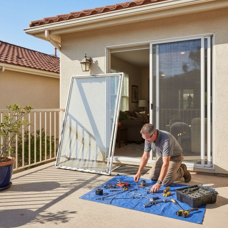 Patio Door Installation detail